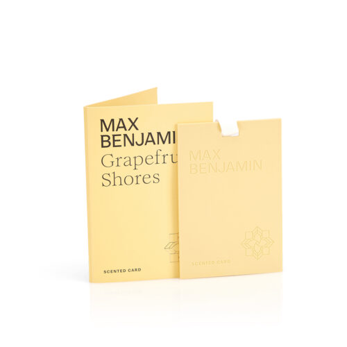 Max Benjamin Grapefruit Shore scented card