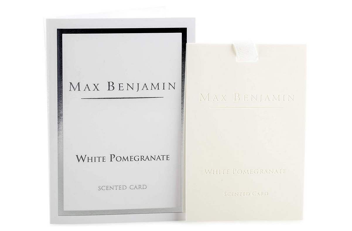 Max Benjamin White Pomegranate Scented Card