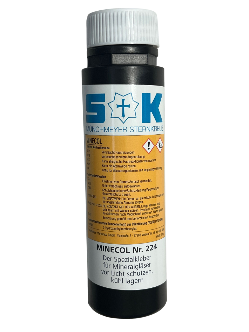 Minecol cement UV glue for mineral crystals glass 2ml - Image 3