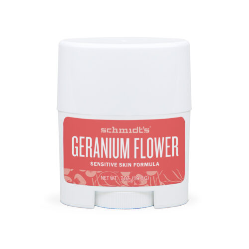 Schmidt's Naturals Sensitive Skin Deodorant Stick - Travel Size (Geranium Flower)