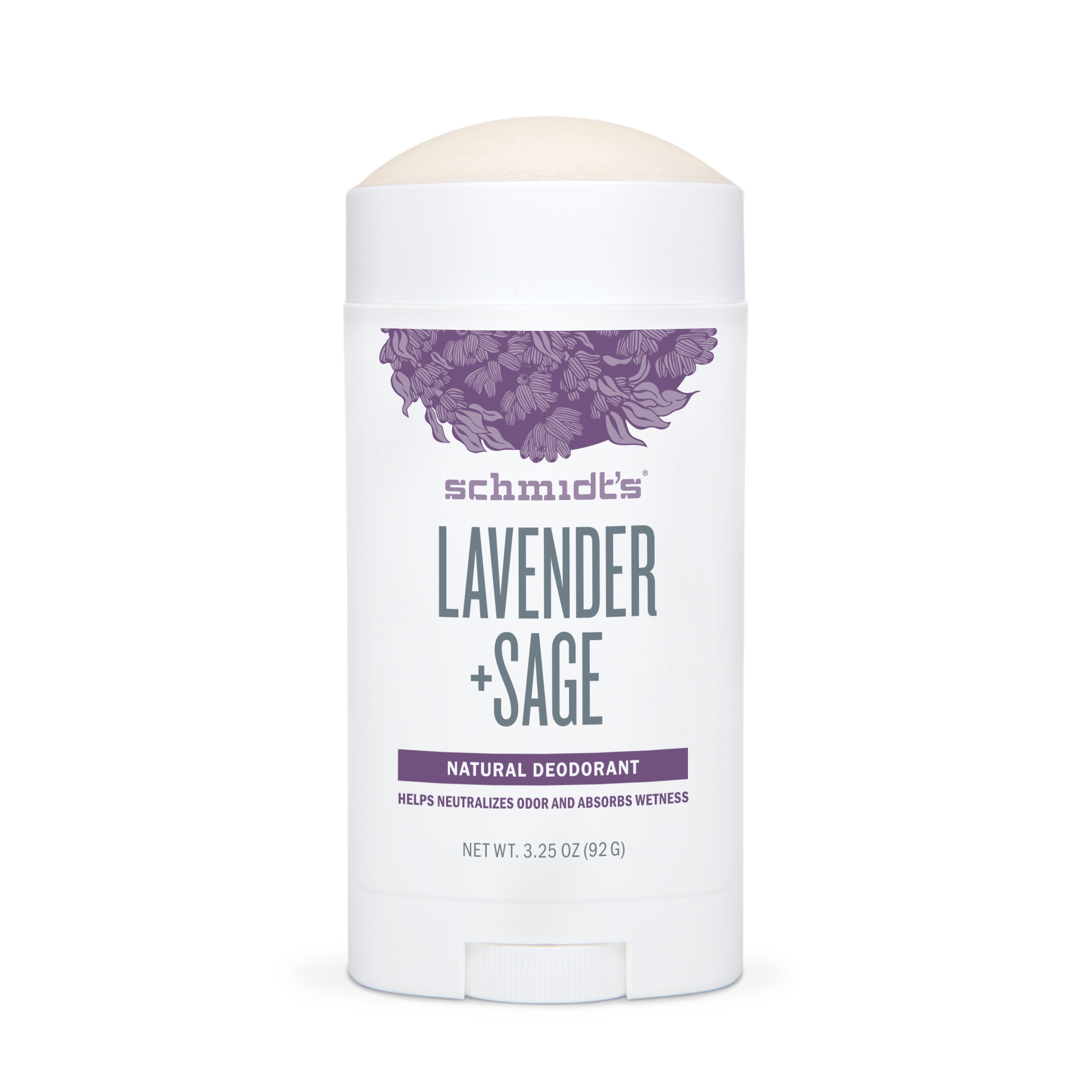 Schmidt's Naturals Lavender Sage Deodorant Stick - Image 3