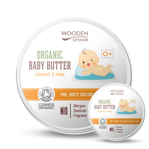 Organic Baby Body Butter WOODEN SPOON 100 ml