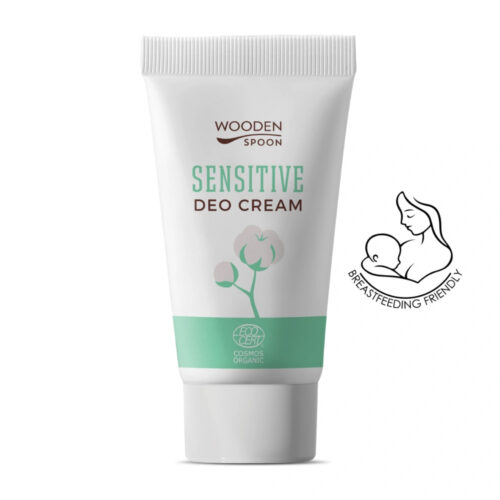 Bio Deo Cream, Sensitive, 40 ml, Wooden Spoon