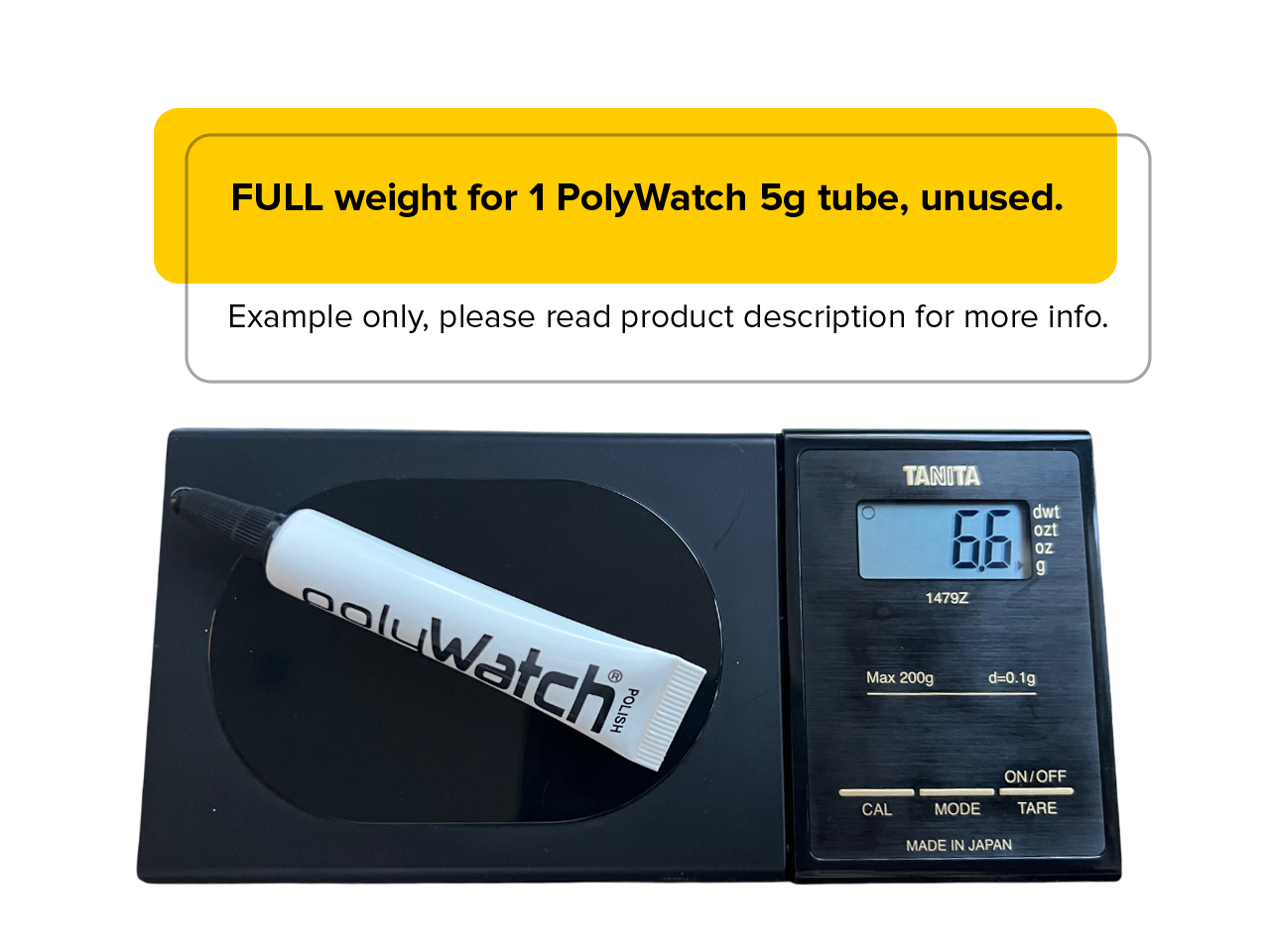 2-Pack PolyWatch 5g Scratch Removal Paste for Plastic/Acrylic Watch Glasses Repair - Image 3