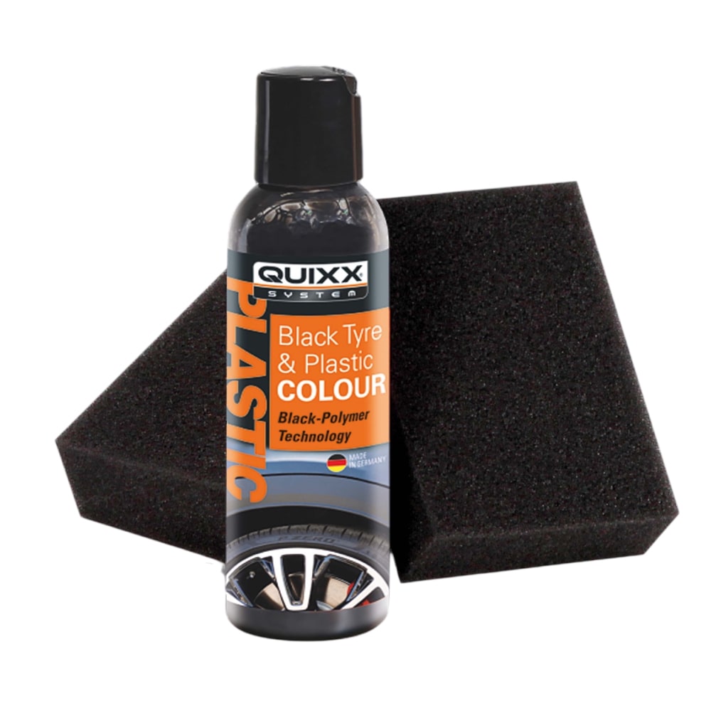 QUIXX Black Tyre Colour, Tire Restorer Deep Black 2-Step Kit, ref. 10192 - Image 4