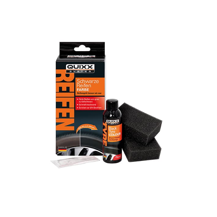QUIXX Black Tyre Colour, Tire Restorer Deep Black 2-Step Kit, ref. 10192 - Image 11