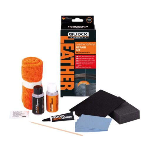 QUIXX Leather & Vinyl Repair Kit for Car Interiors - All-Inclusive Set, Ref. 10259
