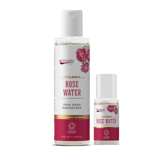 Organic Rose Water WOODEN SPOON 200 ml