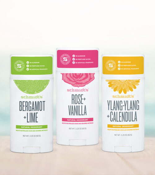 Schmidt's Natural Deodorant – Summer Promo Pack: 3 Amazing Scents