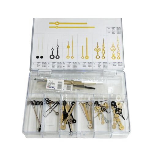 Set of 23 pairs of hands for quartz clocks UTS 838, UTS 817