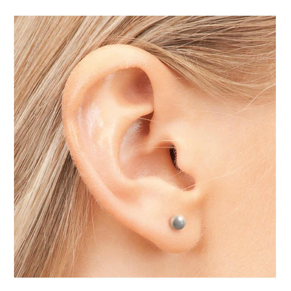 Studex Gold-Plated Earrings with White Pearl, 3mm 7531-0673 - Image 4