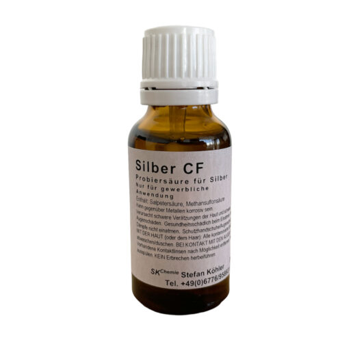 Test acid for silver (chromate free) 20 ml