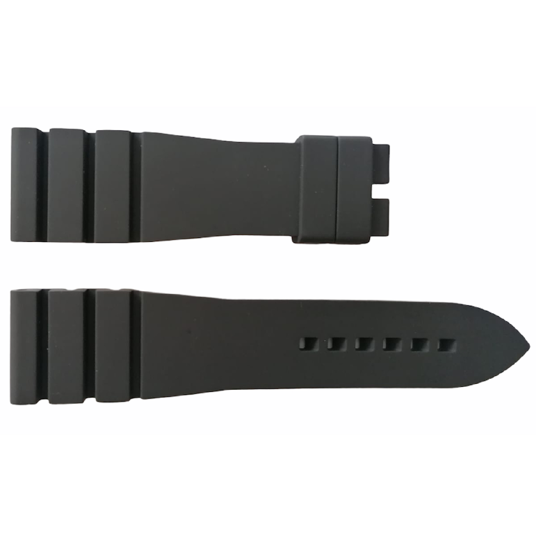 Tudor black noir silicone rubber strap 24/20mm 4188786 - Image 2