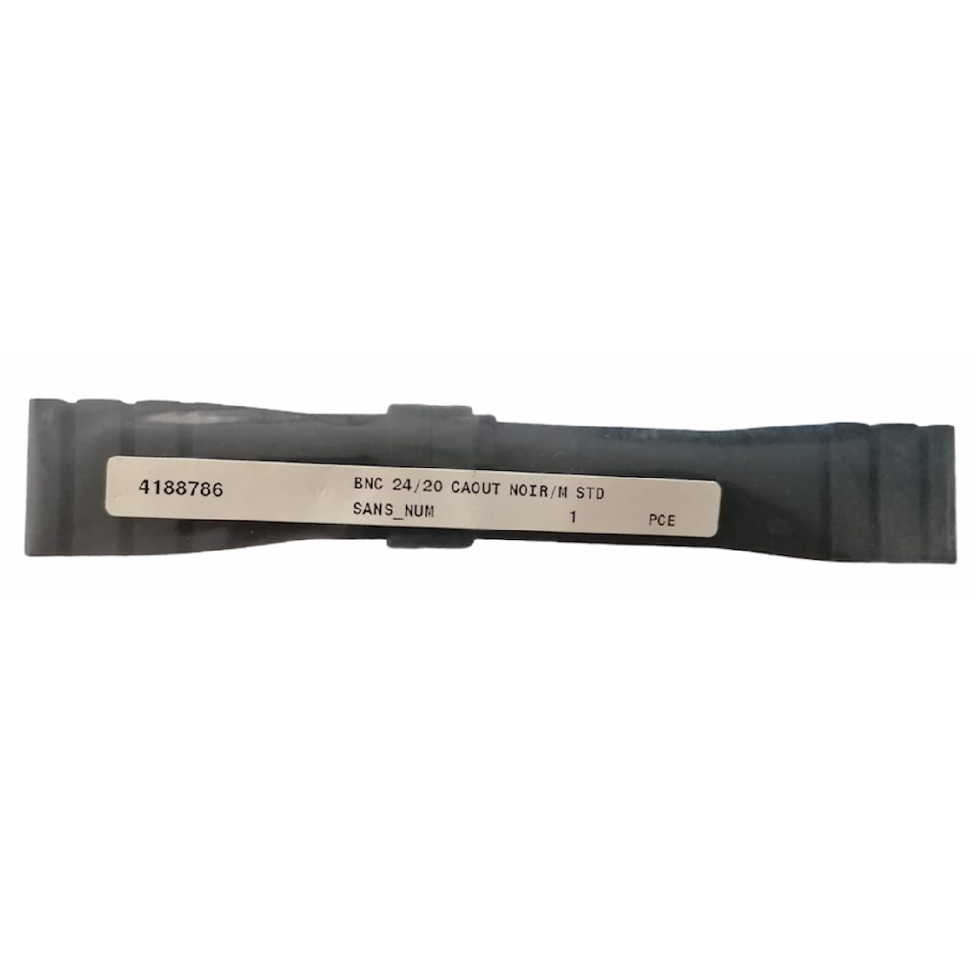 Tudor black noir silicone rubber strap 24/20mm 4188786 - Image 3