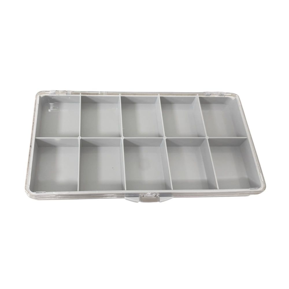 Watch box with 10 compartments for watch parts or beads - Image 3