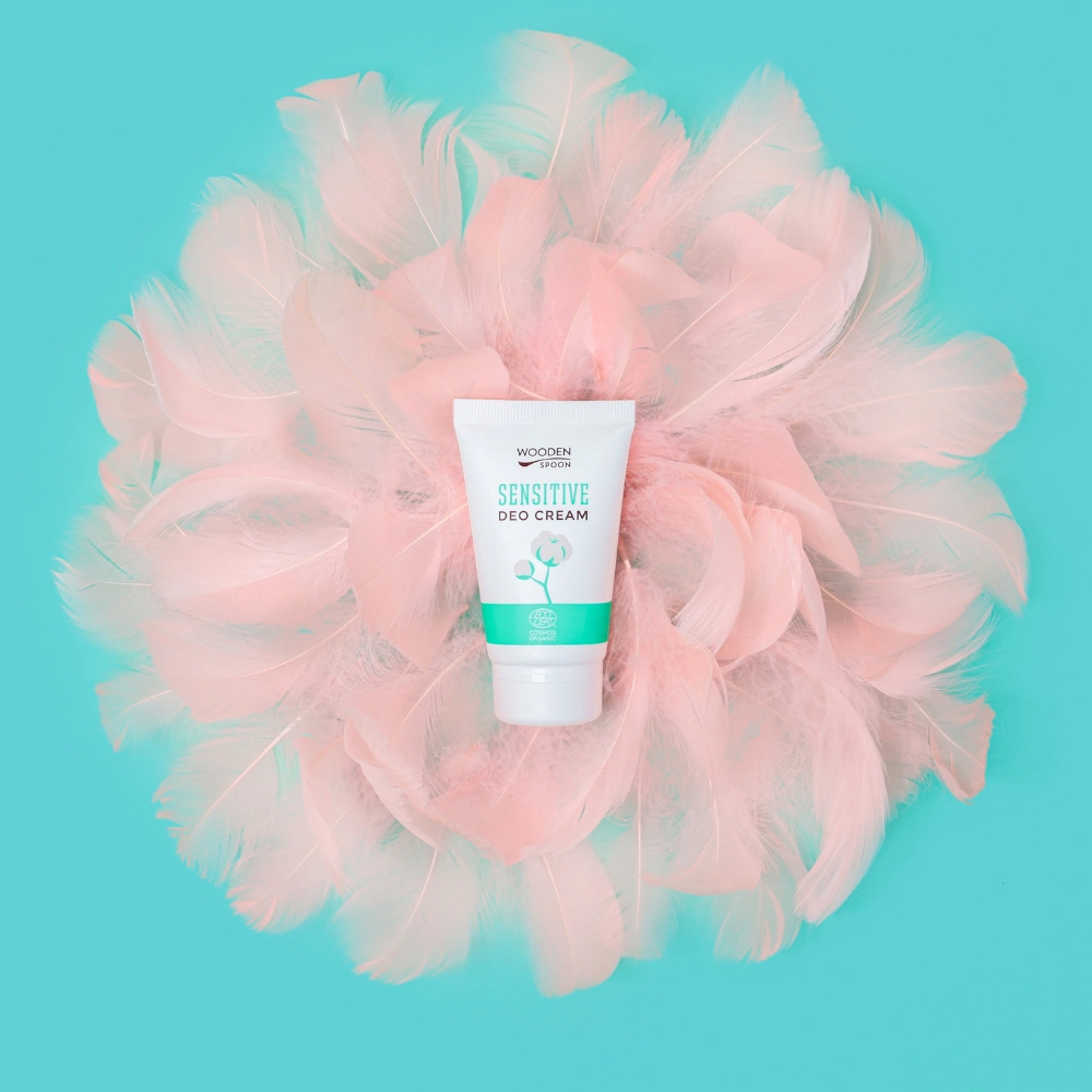 Bio Deo Cream, Sensitive, 40 ml, Wooden Spoon - Image 3