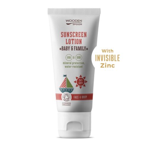 Sunscreen Lotion "Baby&Family" SPF50 Wooden Spoon 100 ml
