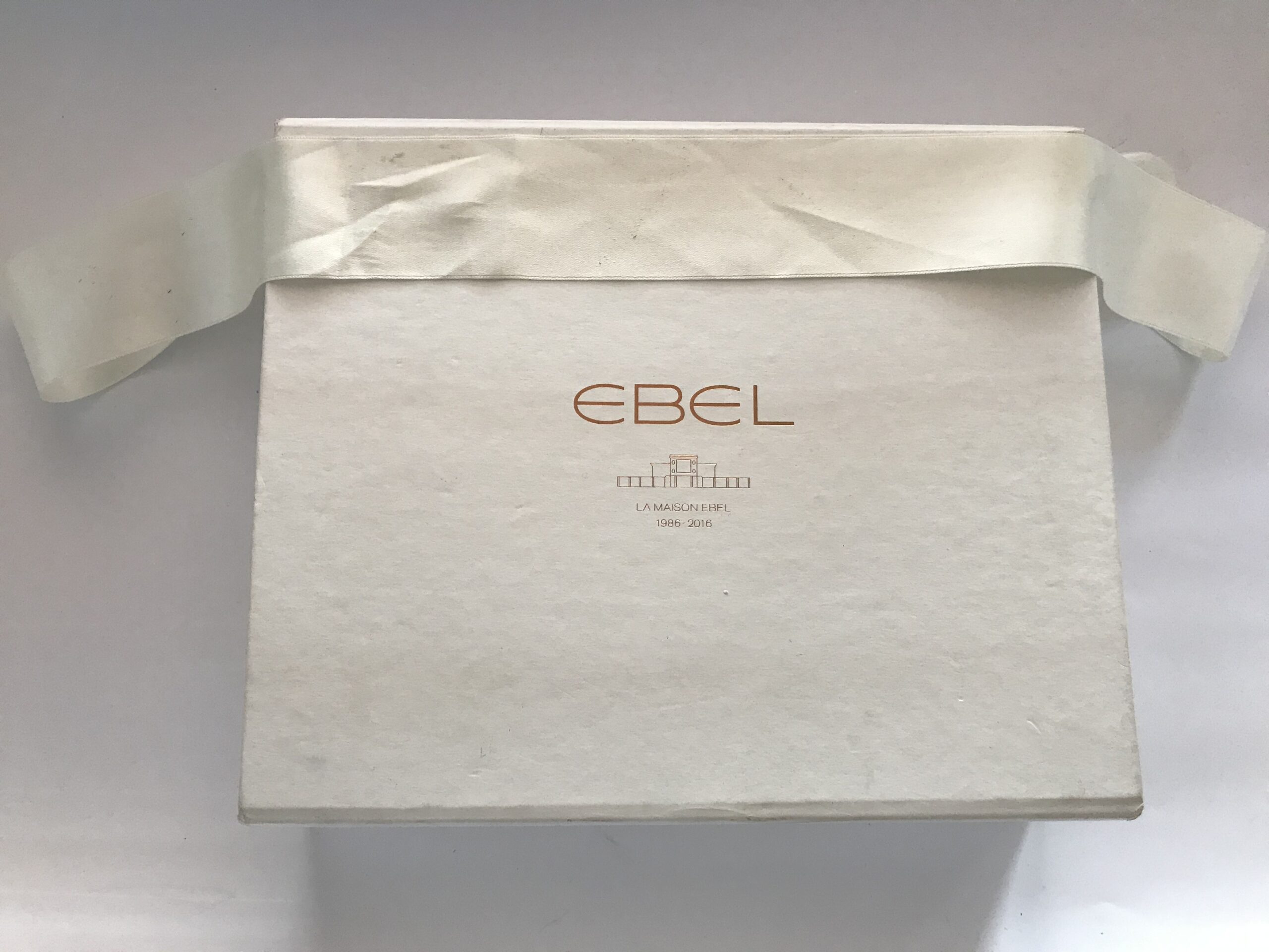 New Ebel watch ashtray with box and paper with Ebel history - Image 6