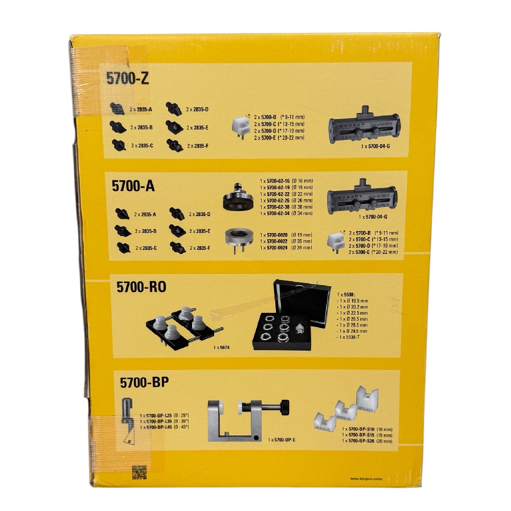 Bergeon 5700-Z device press for opening and close waterproof watch cases - Image 3