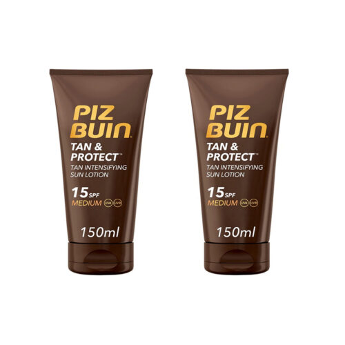 PIZ BUIN – Tan & Protect Tan Intensifying Lotion SPF 15 150ml Pack of 2