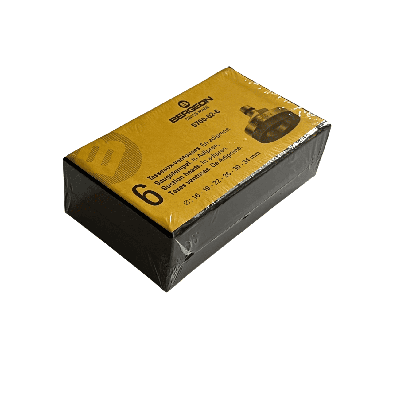 Bergeon Soft Adiprene Suction Heads Set for 5700 Tool - 6 Pieces - Image 3