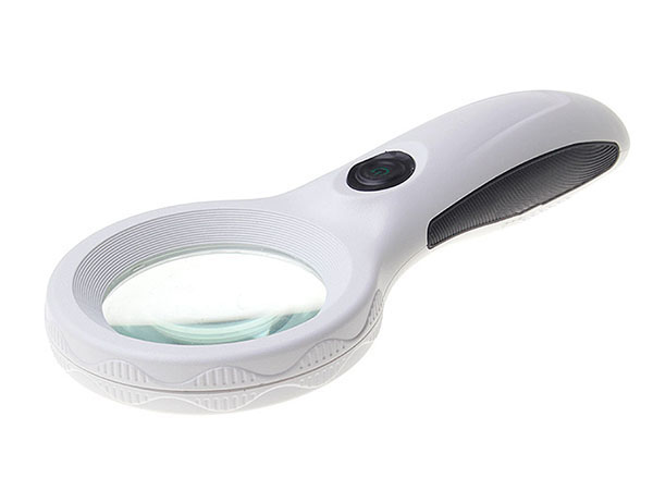 Reading Magnifier, 4x Magnification, 8 LED + UV Light, 60 mm Lens, White, Ref. 09064 - Image 6