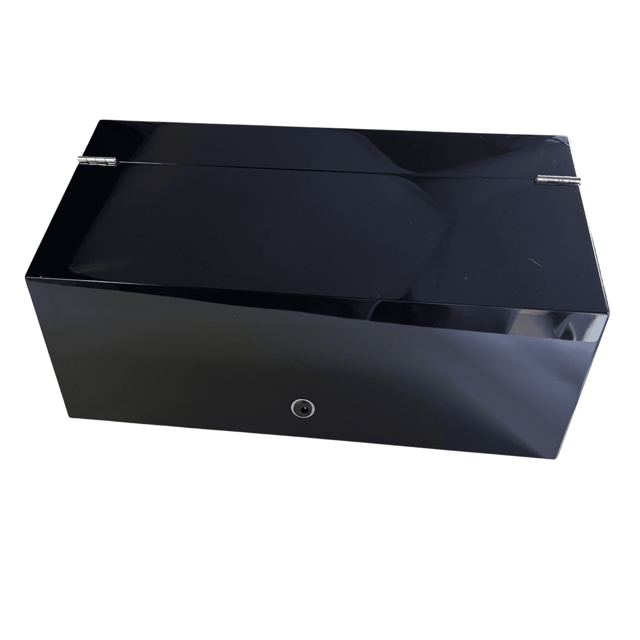 Augusta Luxury Watch Winder for 3 Watches - Carbon Look, Black - Image 9