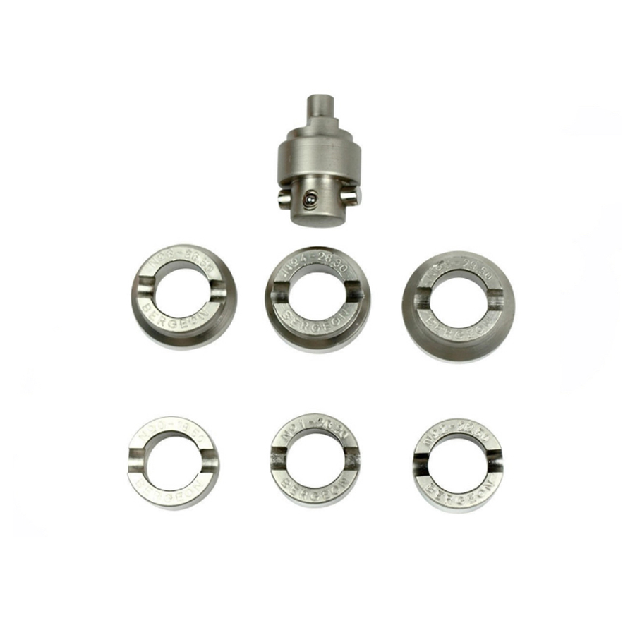 Bergeon 5538 set of inserts for waterproof watch cases with grooves / teeth, for Bergeon 5700 - Image 2