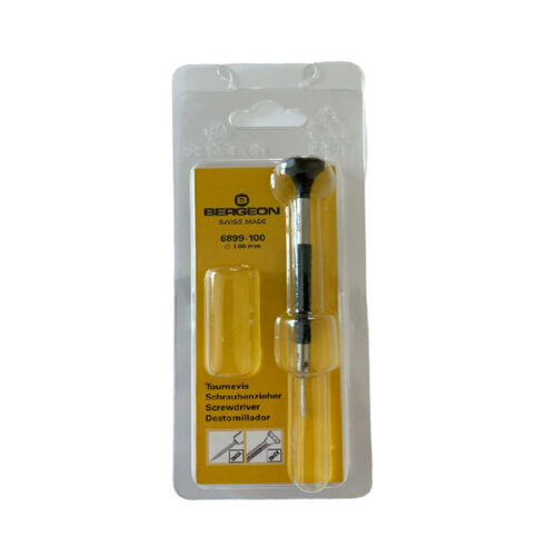 Bergeon 6899-100 ergonomic screwdriver 1.00mm black