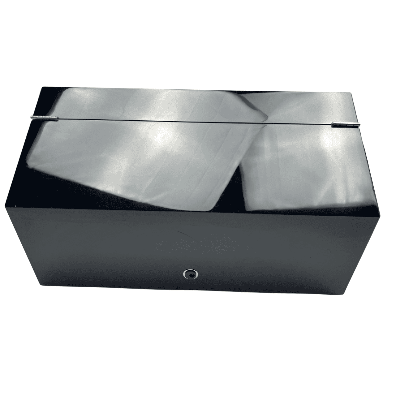 Augusta Luxury Watch Winder for 3 Watches - Carbon Look, Black - Image 8