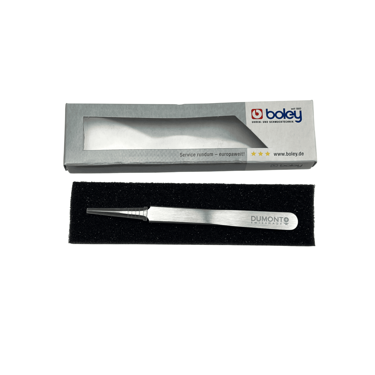Dumont Tweezers, Carbon Steel, Form 5, Very Fine Points, 110 mm - Image 9