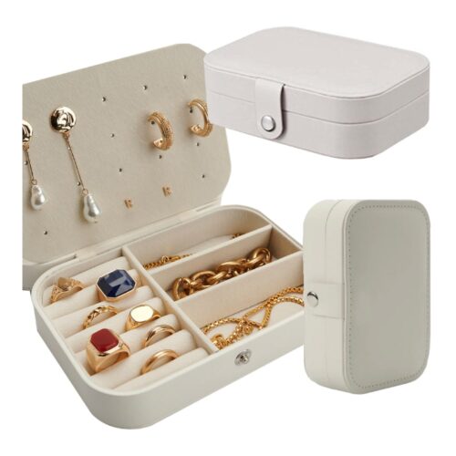 Gugita Elegant Velvet Lined Jewelry Box Organizer