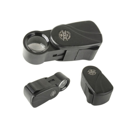 Gugita 10x Pocket Magnifier with Extendable Loupe