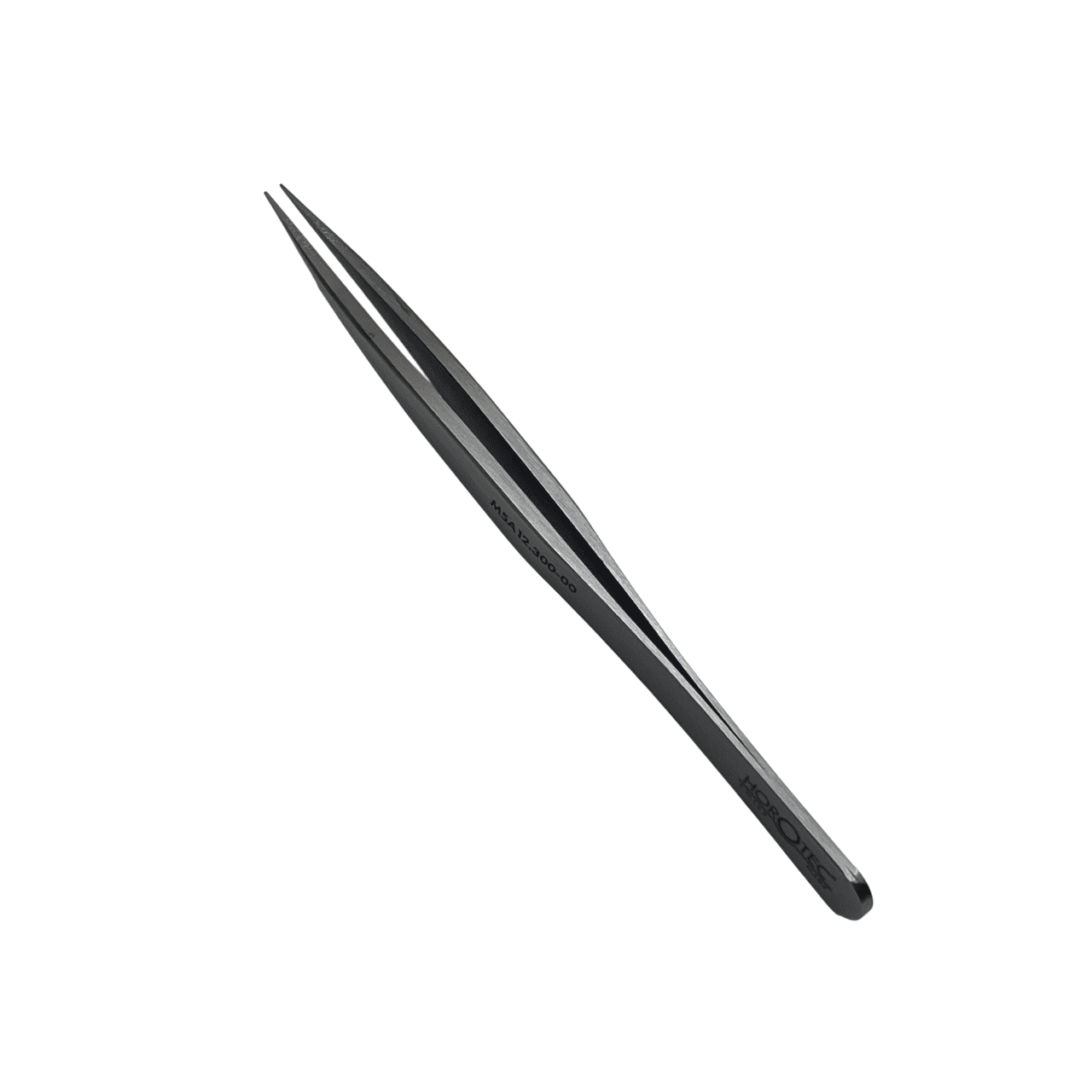 Horotec MSA12.300-00 Thick Tweezers Flat Tips Geneva Shape 120mm Carbon Steel - Image 5