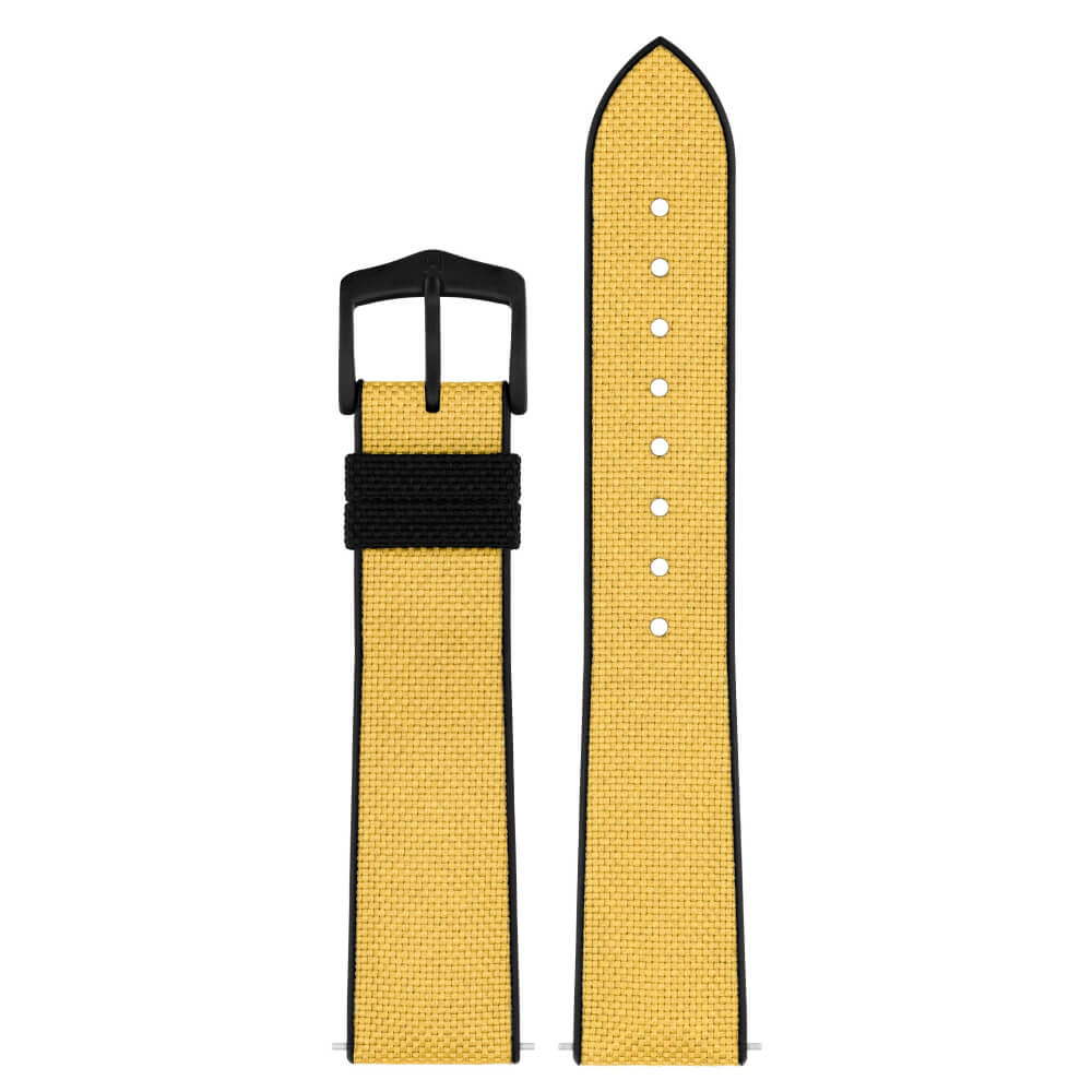 Hirsch Arne L Yellow Watch Strap, 22mm, 0925090072-5-22 - Image 3