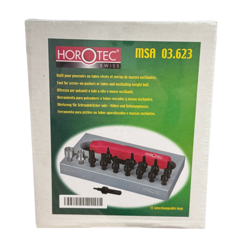 Horotec MSA 03.623 tool for screw-on pushers or tubes and oscillating weight bolt - Image 2