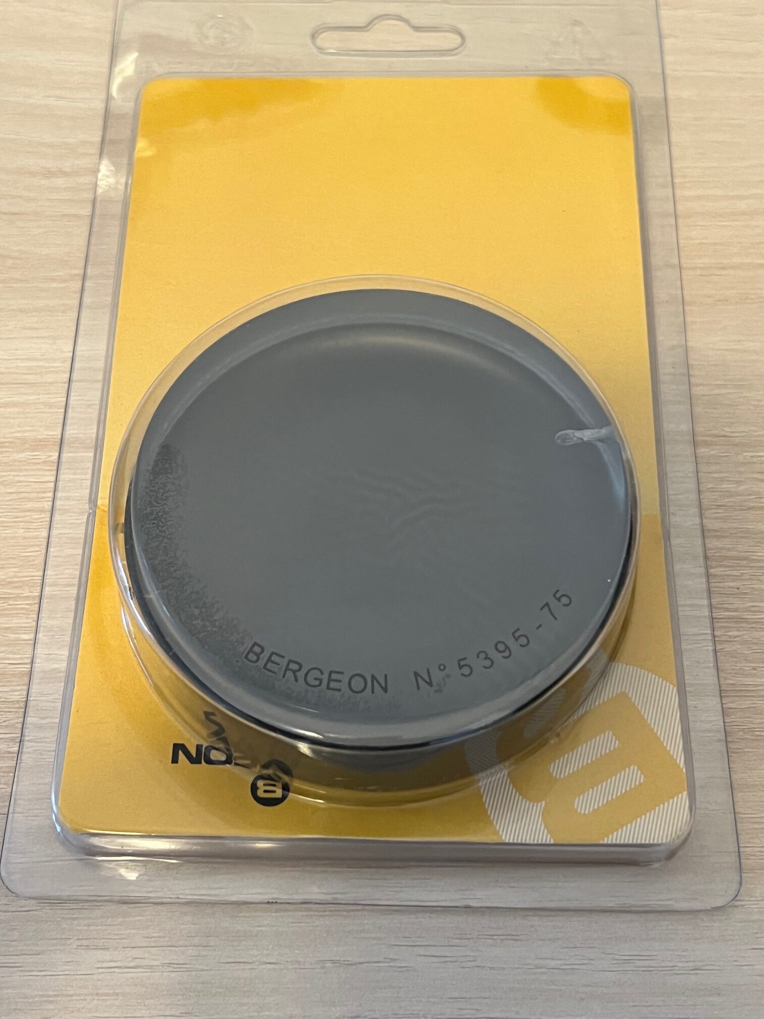 SMALL DAMAGE: Bergeon 5395-75 soft gel casing cushion transparent 75 mm – SEE PHOTOS - Image 4