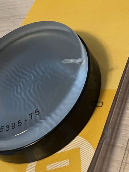 SMALL DAMAGE: Bergeon 5395-75 soft gel casing cushion transparent 75 mm – SEE PHOTOS