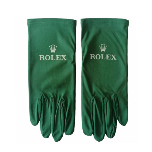 New green Rolex gloves for presentation size M