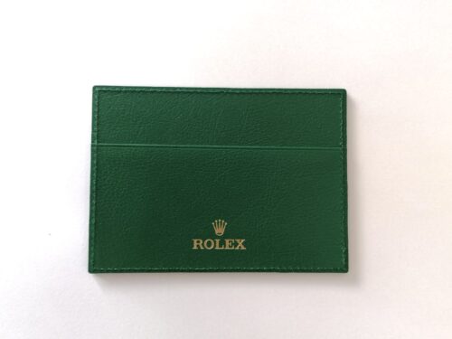 New Rolex card leather warranty holder