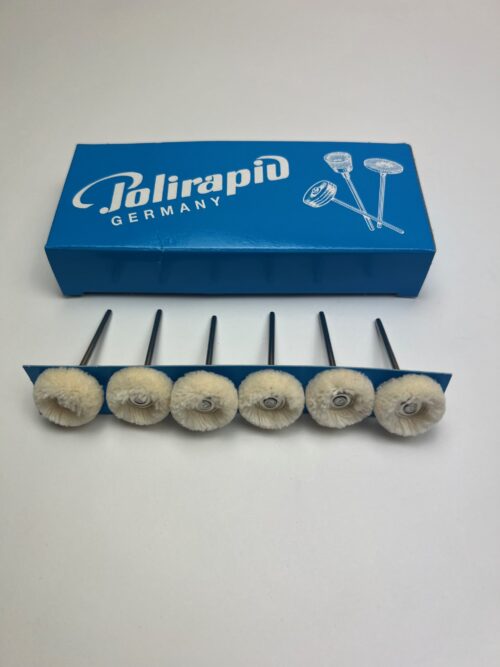 Polirapid Round Cotton Polishing Brushes, 21 mm, 6 Pack