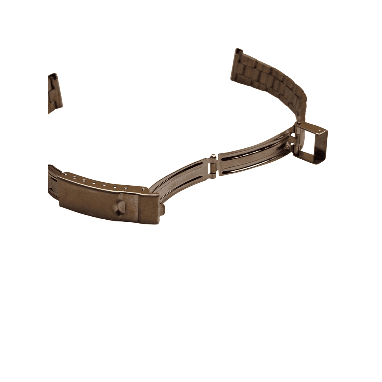 Bonflair Pink Stainless Steel Bracelet Strap 14mm Rose Gold Clasp - Image 11