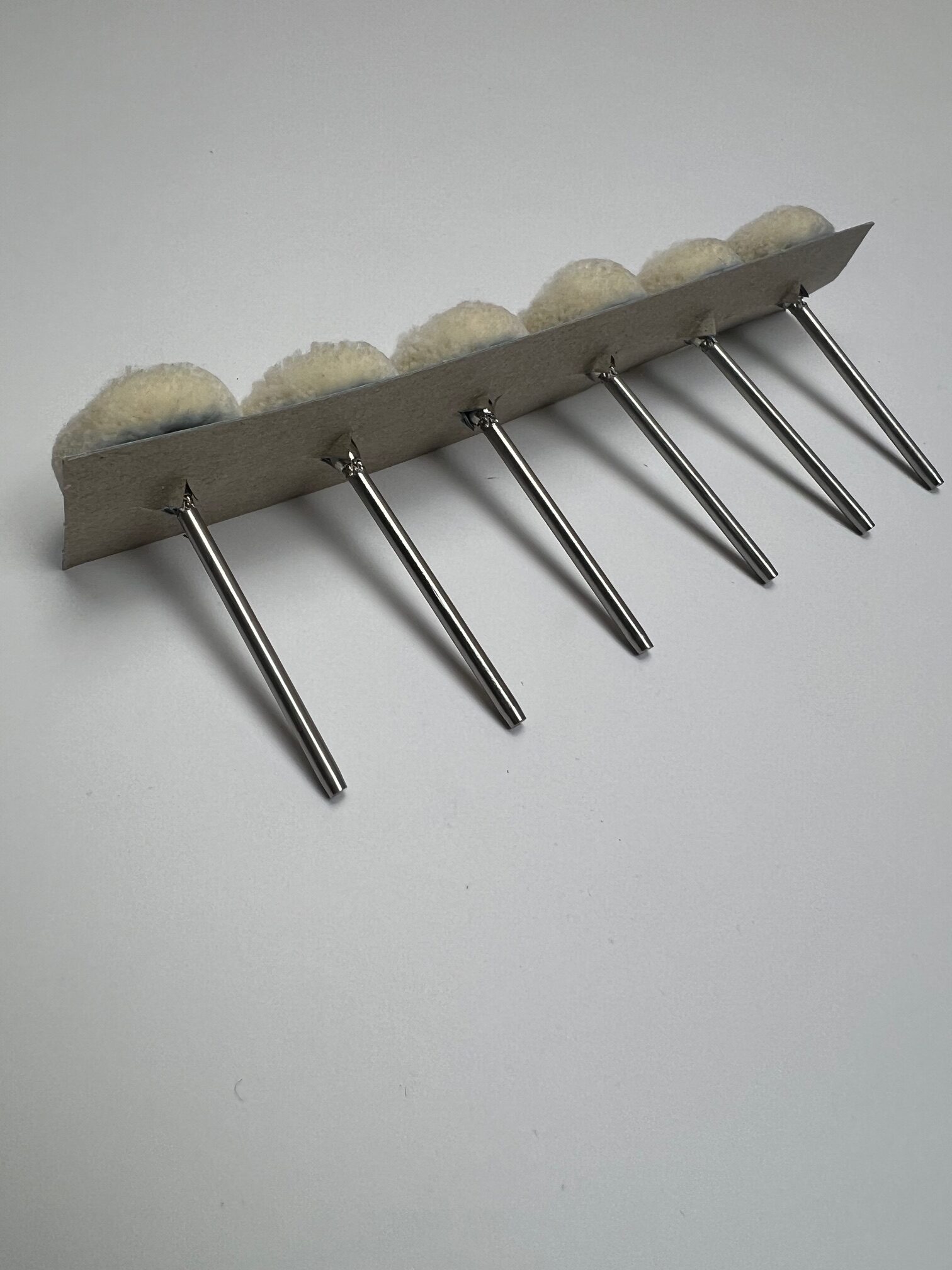 Polirapid Round Cotton Polishing Brushes, Mounted Disc, 21 mm, 6 Pack, By Polirapid in Germany - Image 3