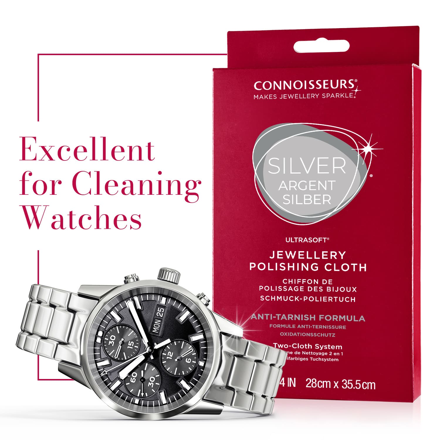 Connoisseurs Silver Jewellery Cleaning Cloth CONN739 - Image 6