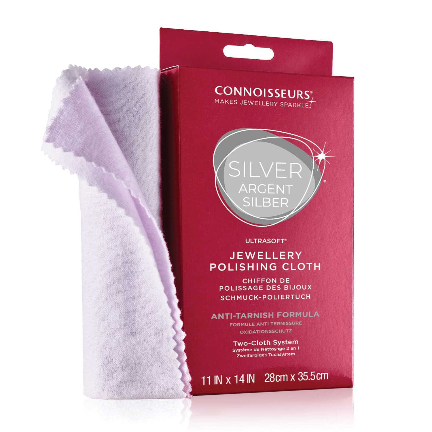 Connoisseurs Silver Jewellery Cleaning Cloth CONN739