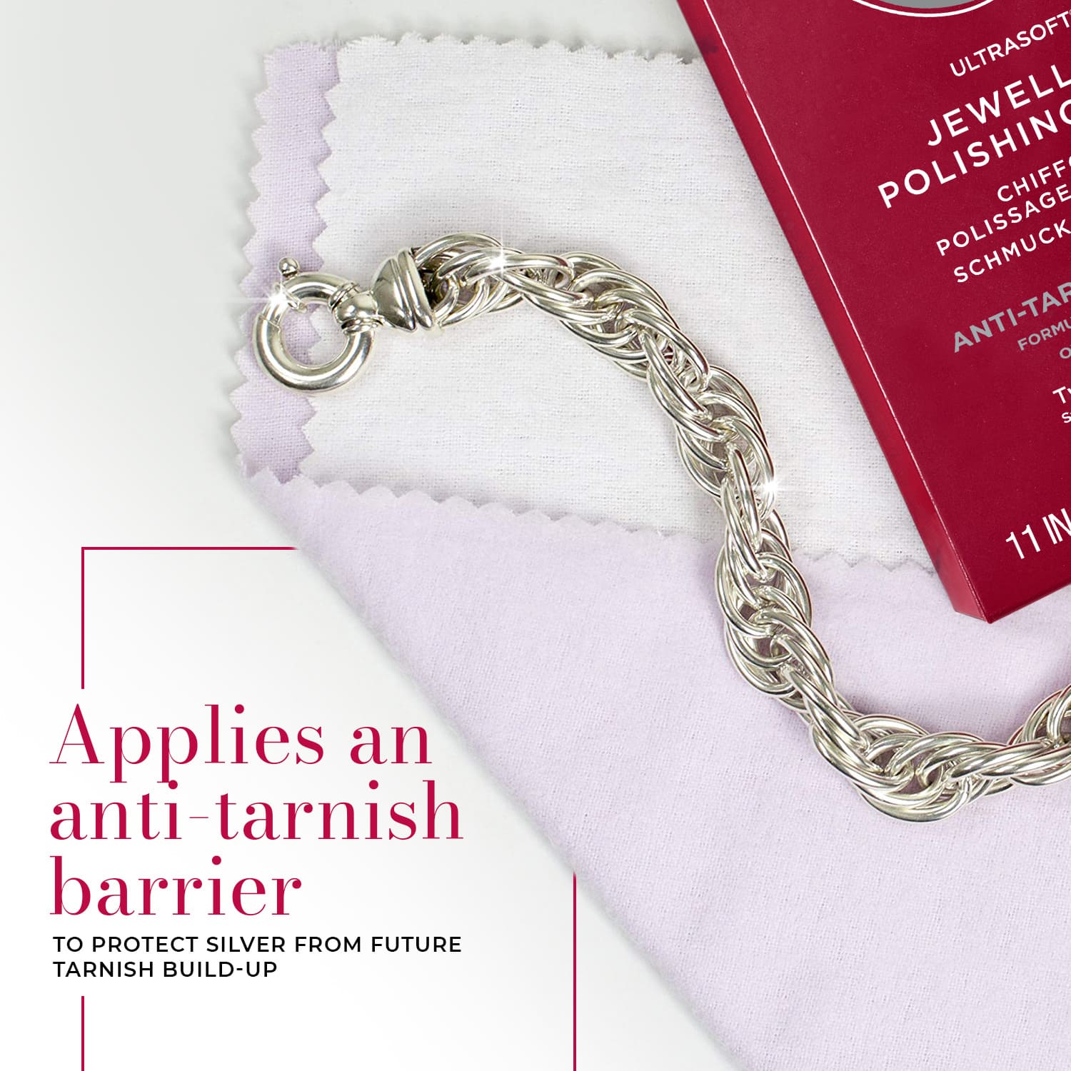 Connoisseurs Silver Jewellery Cleaning Cloth CONN739 - Image 5