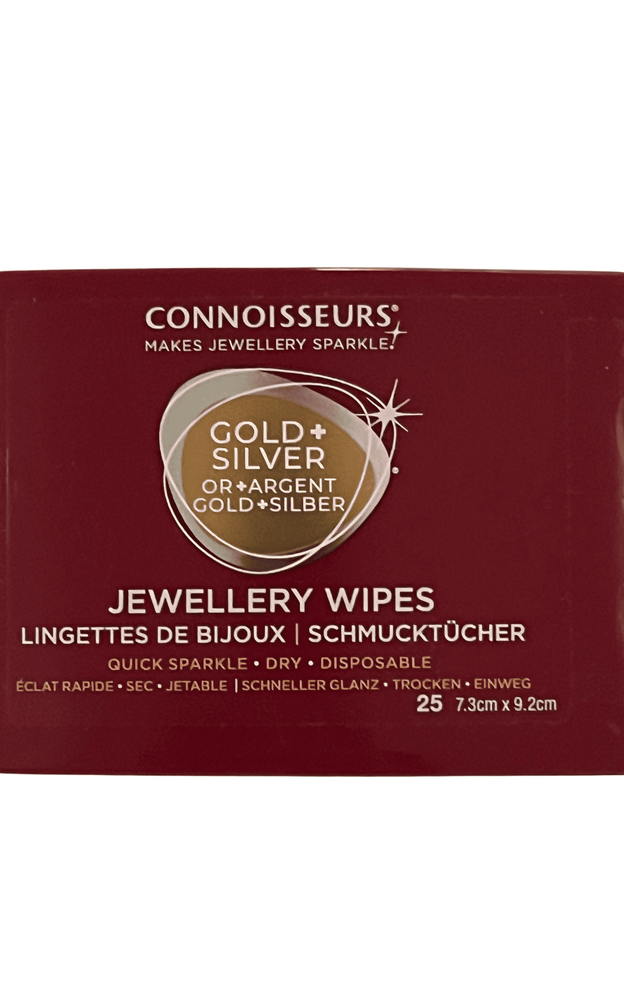 Damaged packaging: Connoisseurs Jewellery Wipes - Dry Cleaning Cloths for Gold, Platinum, and Diamonds - Image 7