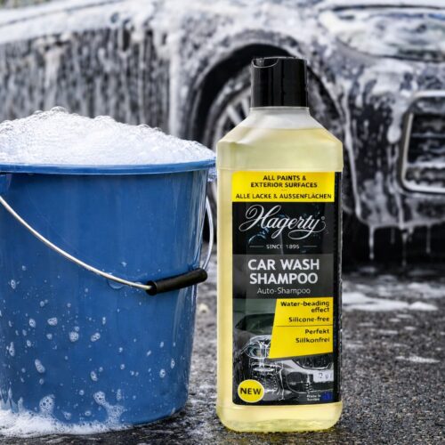 Hagerty Car Wash Shampoo - Gentle Cleaning for Paint, Plastics, and Glass, 500 ml