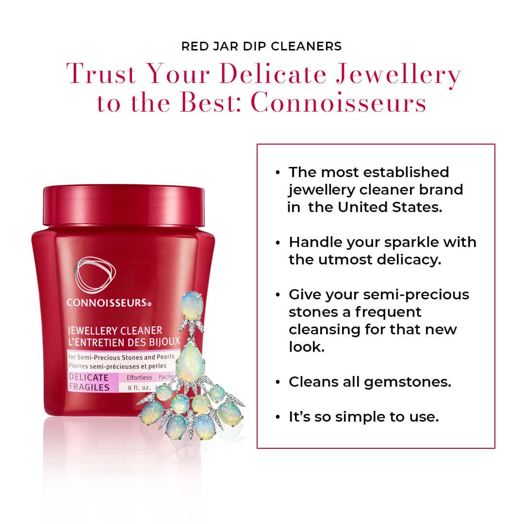 Connoisseurs Delicate Jewellery Cleaner cleaning solution for gold, silver, semi-precious stones & pearls 236 ml - Image 6