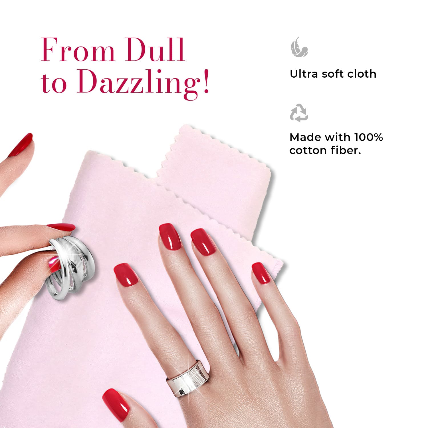 Connoisseurs Silver Jewellery Cleaning Cloth CONN739 - Image 4